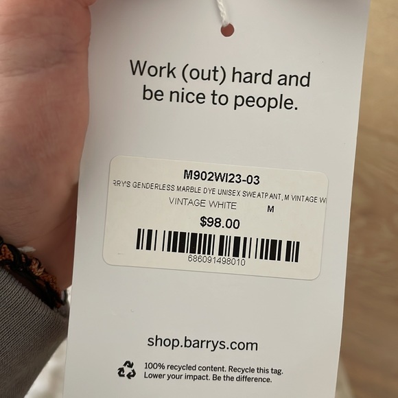 NWT Barry's Medium Tie Dye Soft Joggers. - Picture 4 of 5